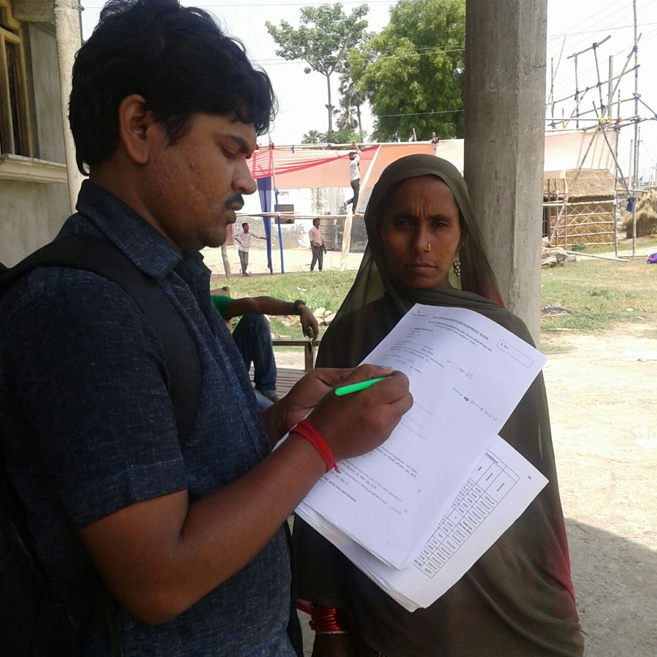 Digital data collection with tablet